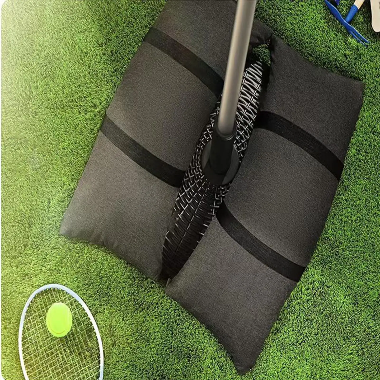 Umbrella Base Weight Bag 2 Pieces Windproof Fillable Saddlebag Heavy Duty Sandbag for Outdoor Furniture for Outdoor Patio Sports