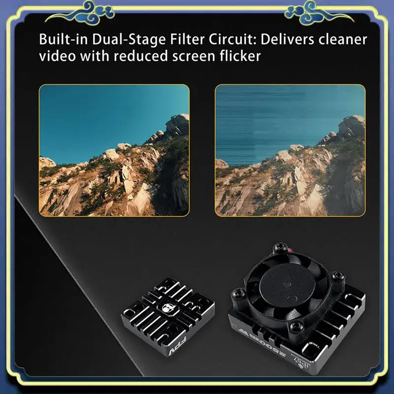 

5.8G 2.5W VTX 2500Mw 40CH IP67 Waterproof FPV Audio Videotransmitter NTSC/PAL Support OSD For FPV Long Range RC Drone