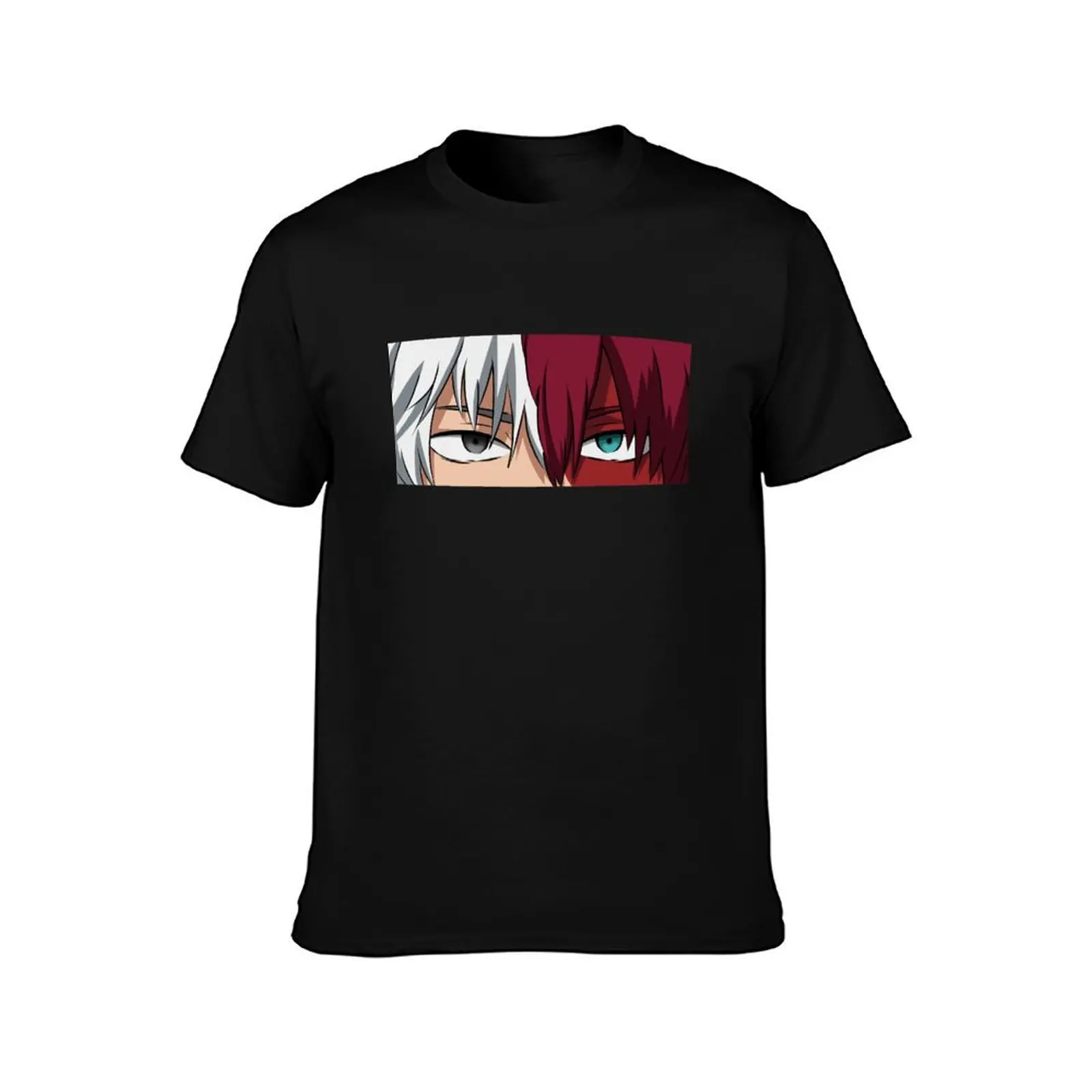 تي شيرت Todoroki Eyes تي شيرت للرجال بقصة ضيقة تي شيرت رجالي للرجال