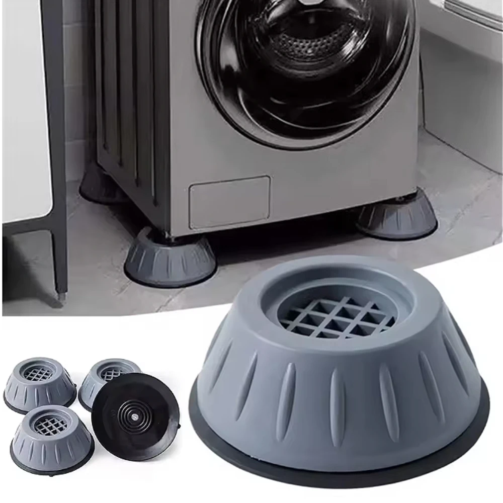2/4/6PCS Universal Anti Vibration Feet Pads Washing Machine Non-Slip Pad Furniture Legs Slip Stop Silent Skid Raiser Fixed Mat