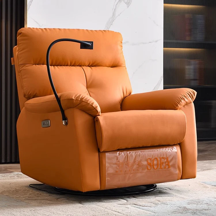 Modern Luxury  Living Room Swivel Electric Chairs Sofa Single Reclinertufted  Lazy Sitting Rocking Relax Furniture Designer