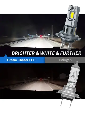Dream Chaser 20000LM Mini H7 LED Headlight Bulb Wireless 120W CSP for Car Headlamp Auto Diode Lamps H7 Turbo Led 12V 6500K