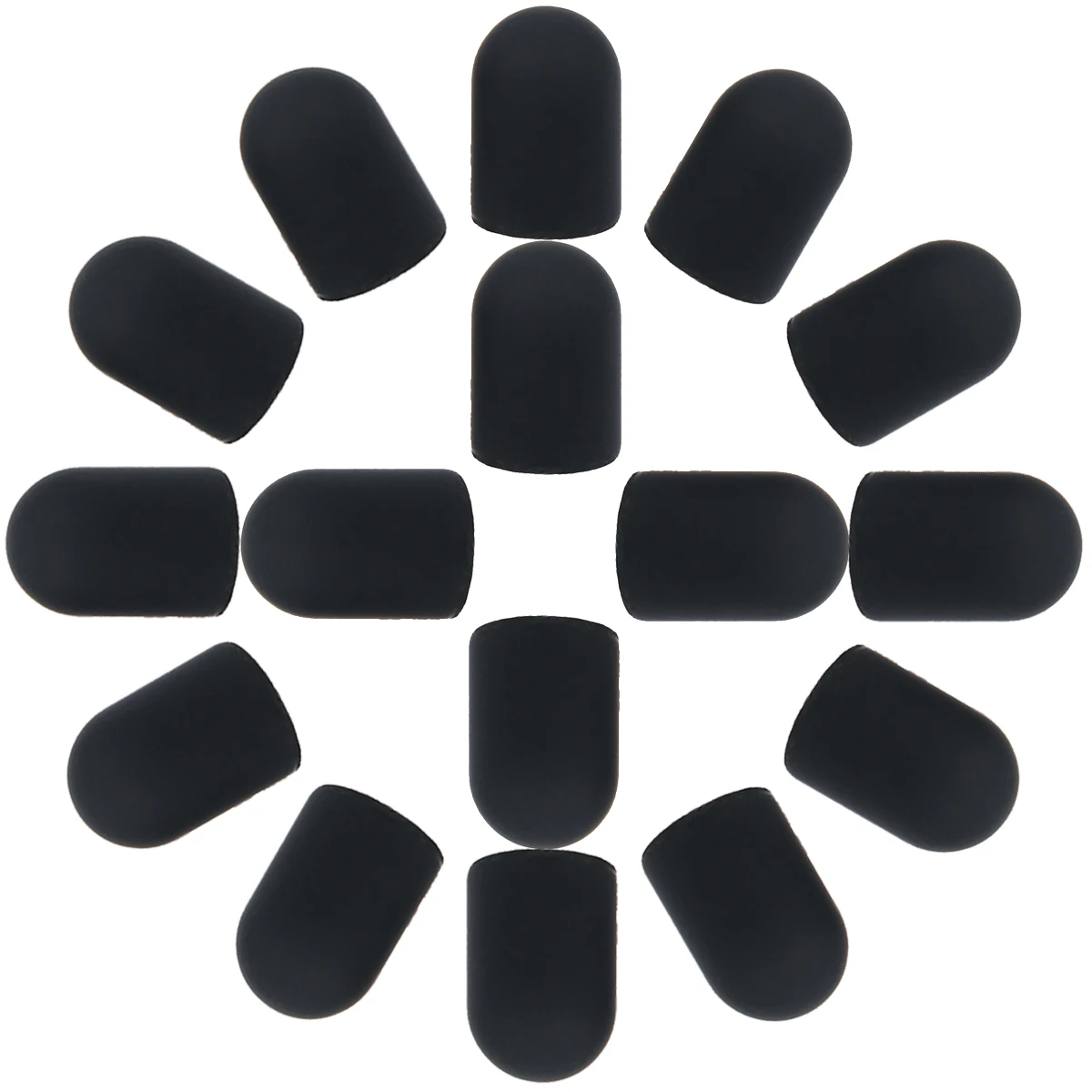 

30 шт., емкостные насадки для стилуса, сменные резиновые наконечники, 6,0 мм, гладкие, бесшумные, универсальные для письма, для сенсорного экрана