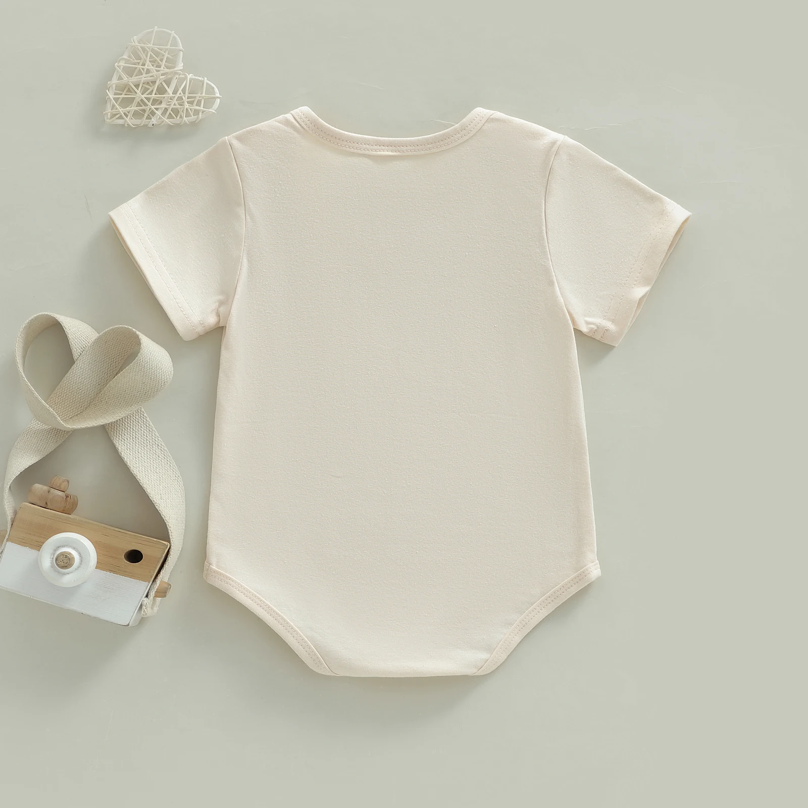 

Summer Toddler Clothes Baby Boy Romper Short Sleeve Round Neck Jesus/Police Car Print Bodysuit Newborn Playsuit