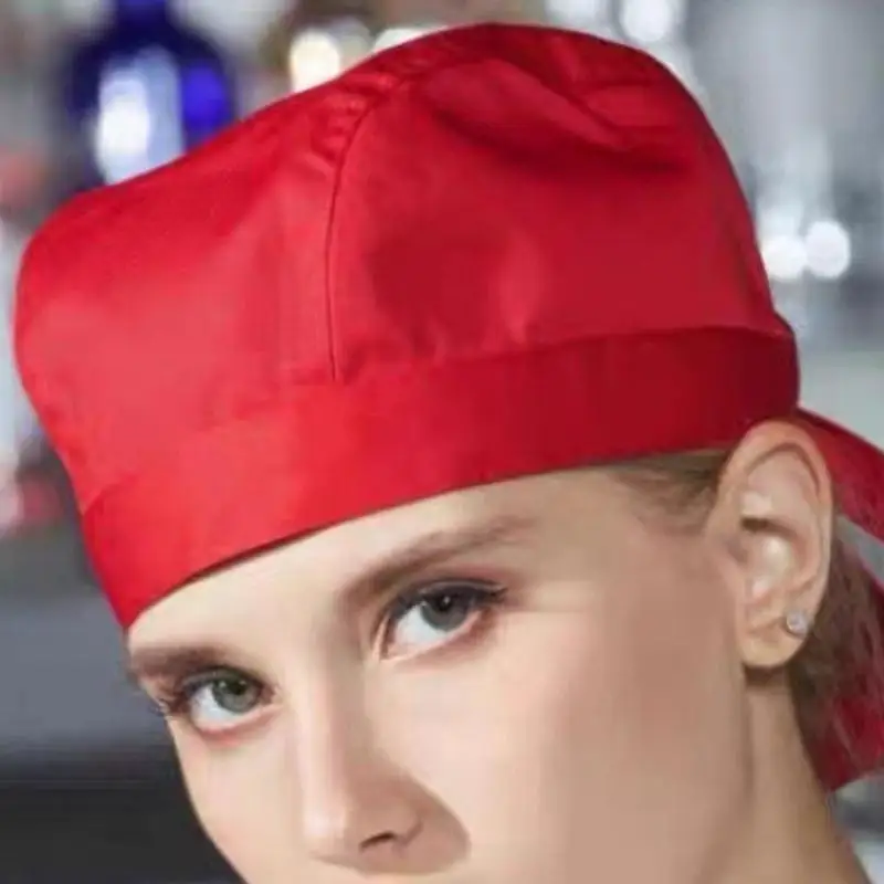652F Fast Dustproof Kitchen Chefs Hat Men's Women's Work Hat Cooking Hat for Kitchens and Event