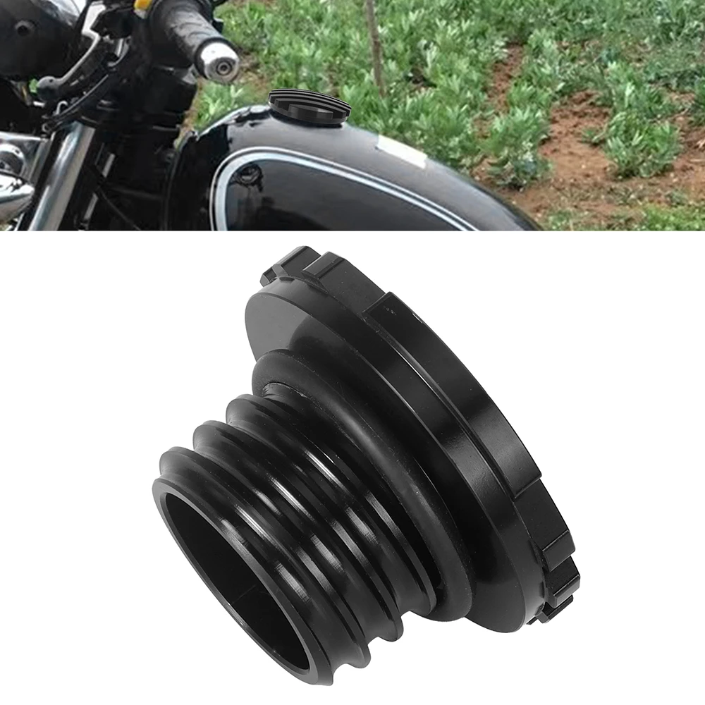Motorrad Universal Schwarz Tank Abdeckung Heizöl Tankdeckel Für Harley Sportster Dyna Softail Touring Road Street Electra Glide