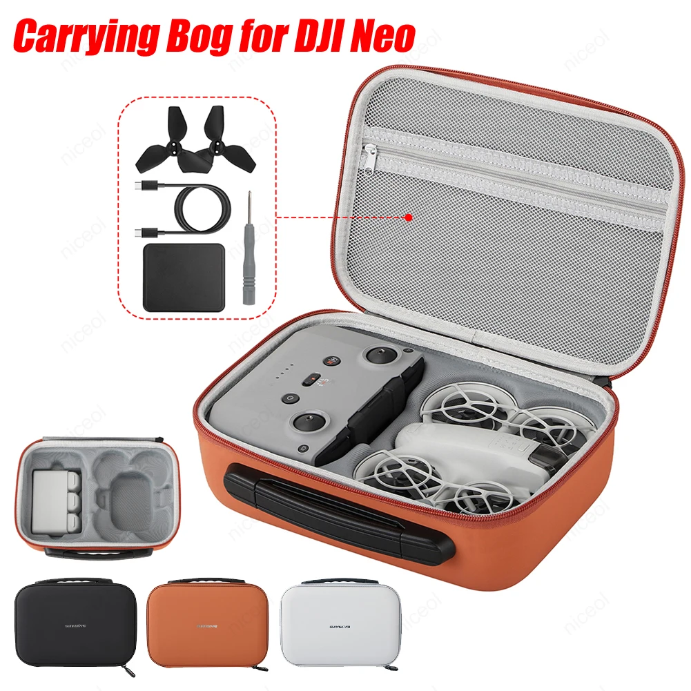 Storage Bag for DJI Neo Drone Shockproof Carrying Box Large Capacity Handbag for Neo Drone Acccessories For DJI Protective Case