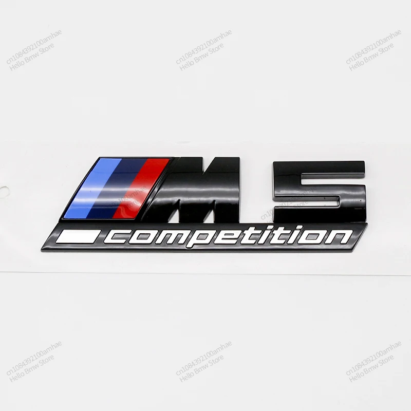 ABS Silver Glossy Black M1 M2 M3 M4 M5 M6 M7 M8 COMPETITION Emblem for BMW Thunder Edition Car Trunk badge logo Sticker Styling