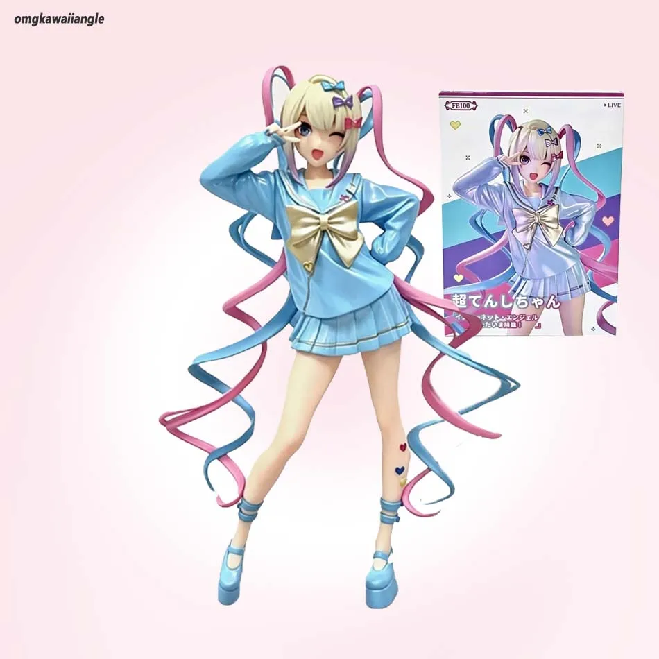 Figurine d'anime Hot Needy Girl Overdose avec chat, figurines d'action, modèle de collection en PVC, ornements, jouets, cadeaux d'anniversaire