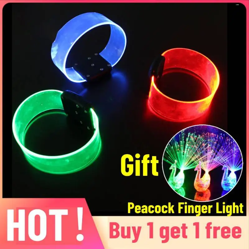 LED Battery Light-emitting Bracelet Running Armband Flashing Safety Light Band Entertainment party Luminous Cheering Props