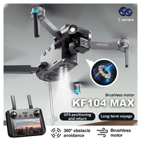 SJRC KF104 MAX GPS Drone 8K Professional 3- Axis Gimbal EIS Camera with 360 Laser Obstacle Avoidance RC Foldable Quadcopter Dron