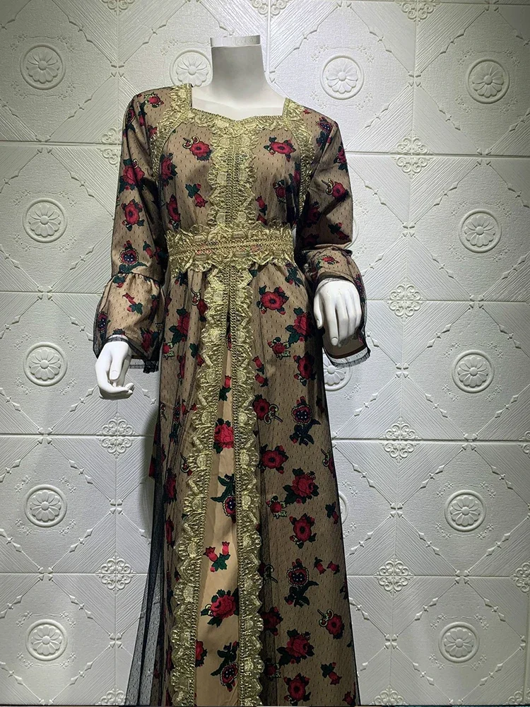 wulend Embroidered Abaya Dress 4