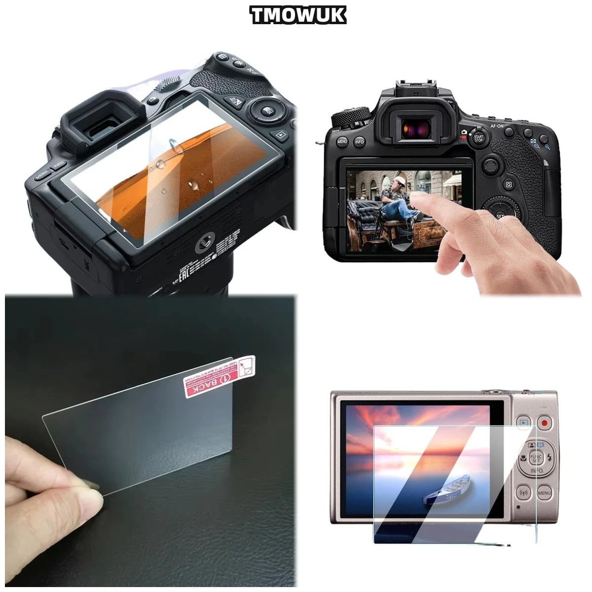 

For Canon SX730 SX740 Sx740hs Sx730hs Waterproof Tempered Glass - 9H Scratch Proof HD Clear Privacy Screen Film
