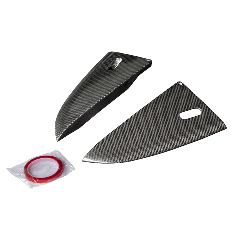 سيارة ألياف الكربون GT4 RS نمط المصد الخلفي غطاء الشفة الخلفية زاوية لبورشه 718 982 2016-UP #5