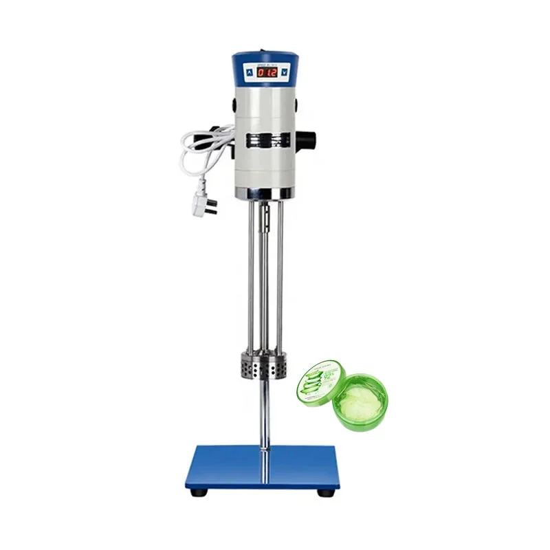 Movable Pneumatic Lifting High Speed Laboratory Disperser High Shear Mixing Machine Cosmetic Making Machine Homogenizer