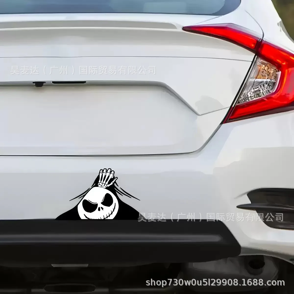 Der Albtraum vor Weihnachten Jack Skellington Aufkleber, kratzfest, auf Auto, LKW, Fenster, Laptop, Aufkleber, Auto-Außenseite