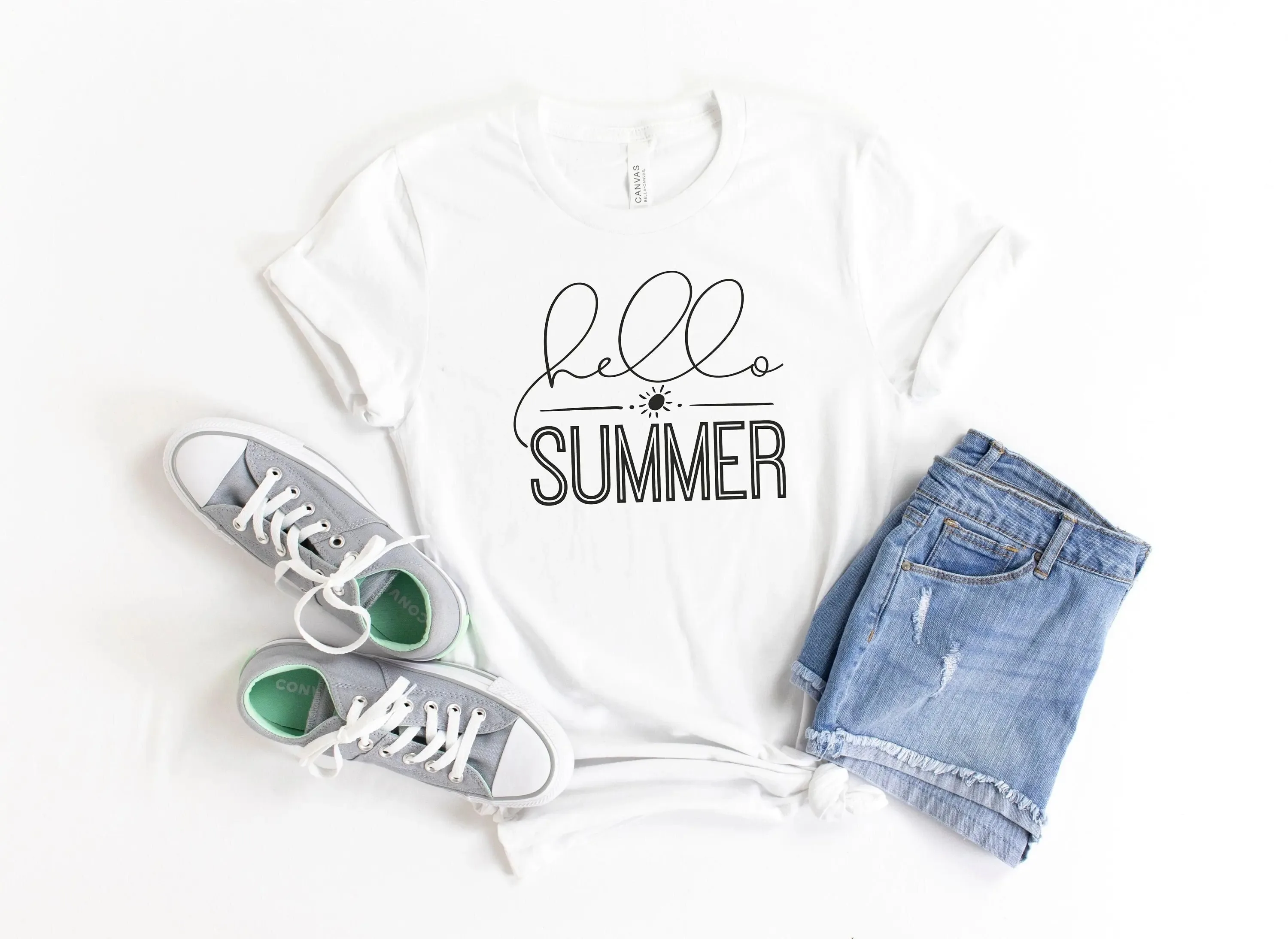 Hello Summer T Shirt Vacation Beach Family Lover For Season Trip