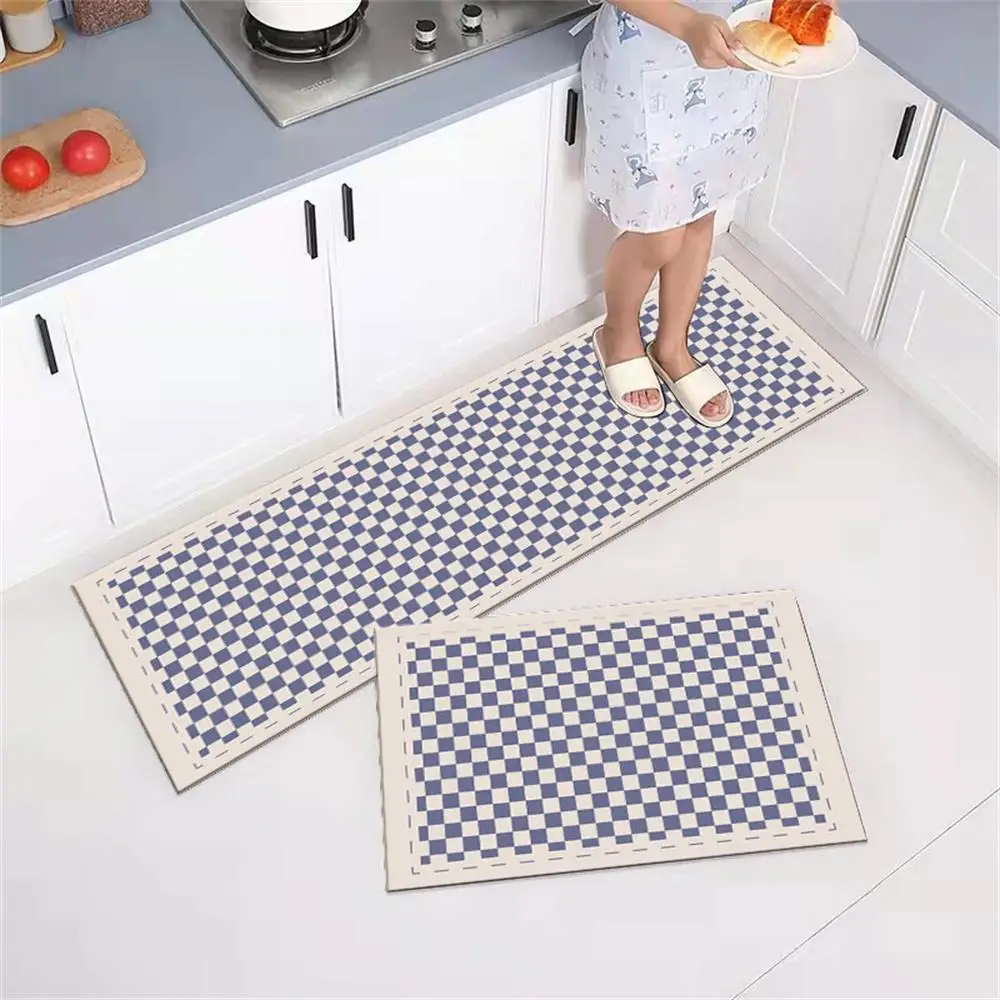 Kitchen Floor Mat Bedroom Living Room Long Bedside Area Rug Hallway Soft Washable Carpet Anti Slip Bathroom Entrance Doormat