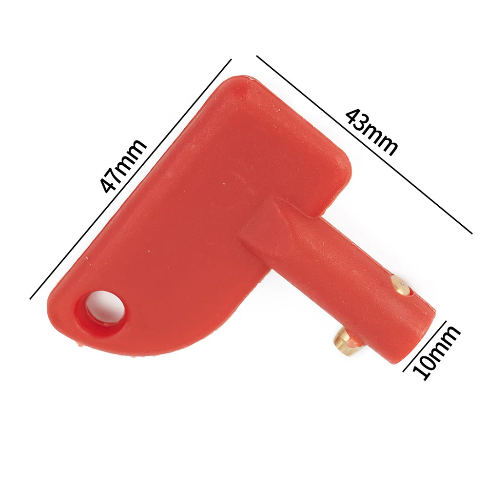 Keys Cut Off Switch Key For Boats For Truck Pack Parts Power Red Replacement Spare Key 2pcs Switch ABS Plastic