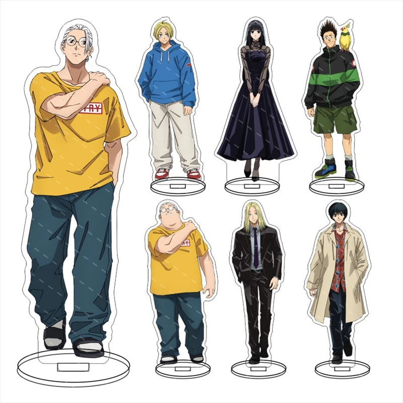 

Anime Sakamoto Days Shin Asakura Taro Sakamoto Acrylic Stand Goods Collection Accesorios Home Desk Decorate for Fans