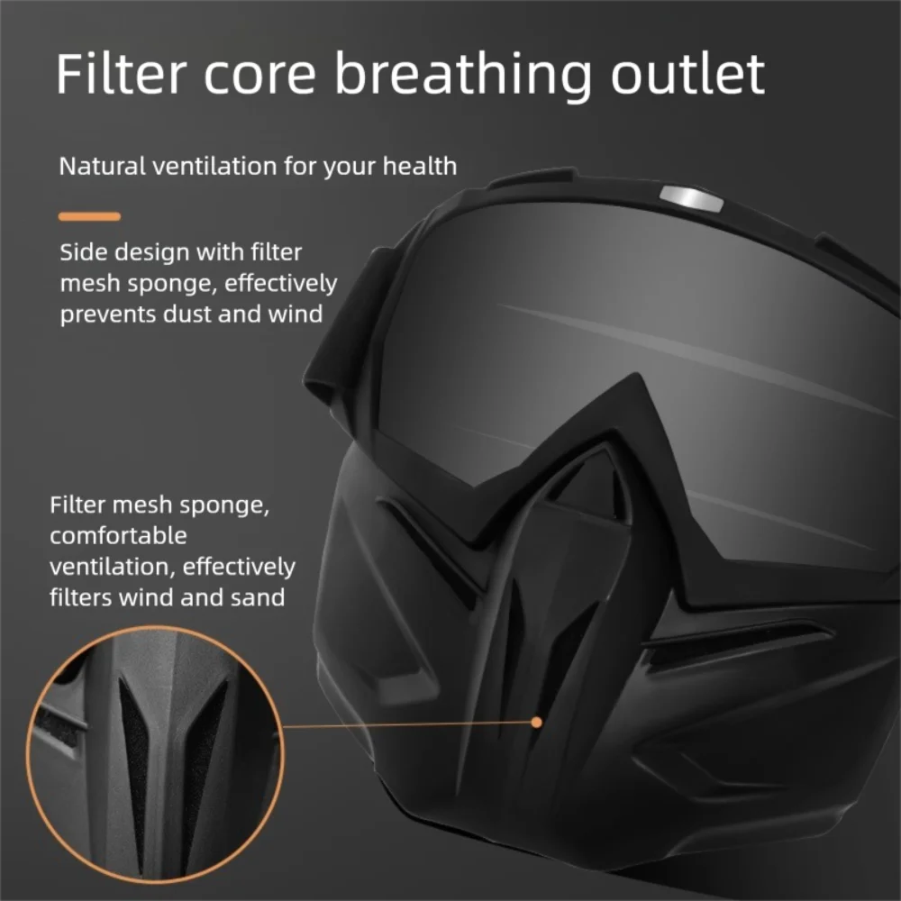 

Многоцветная маска для верховой езды, пыленепроницаемая, с регулируемой лентой, лыжные очки, съемные, ударопрочные, солнцезащитные очки для мотокросса, унисекс