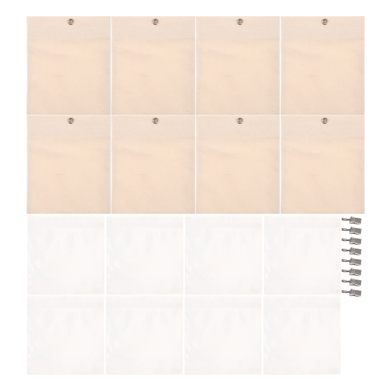 

8 Sets Drape Weight Bottom Patio Curtain Weights Bags Canopy for Outdoor Drapery Drapes
