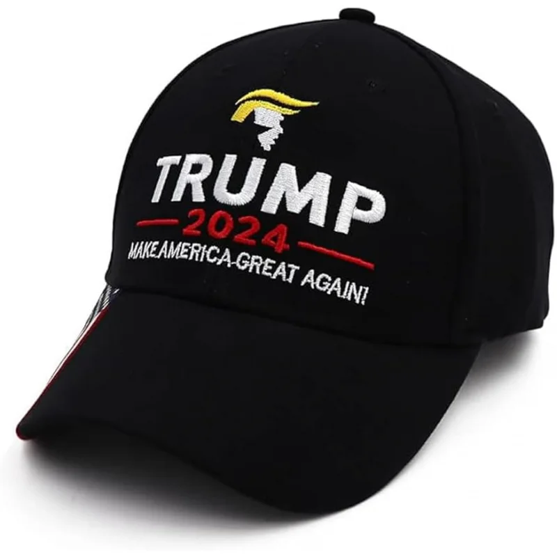 MAGA  Trump 2024 Hat Embroiderd Make America Great Again Slogan USA Adjustable Baseball Cap