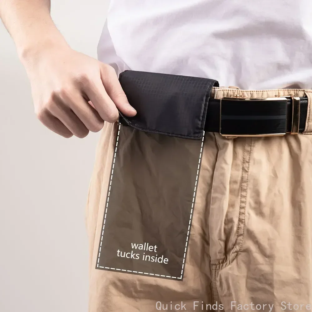 Conceal Anti-Theft Money Belt Bag RFID Blocking Travel Pouch for Women & Men Small Wallet for Credit Card ID Cash Passport