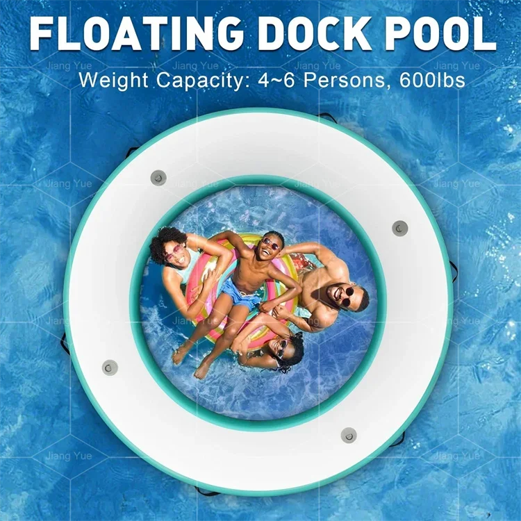 

Commercial Inflatable Floating Water Hammock Float Swimming Pool Portable Floating Lounger Pool