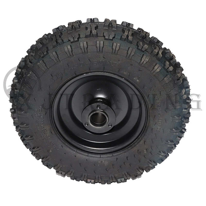 Front 4.10/3.50-6 Rear 4.10/3.50-6 Tubeless tire & wheel hub for ATV Buggy Quad Bike lawn mower karting Inflatable Tyre parts