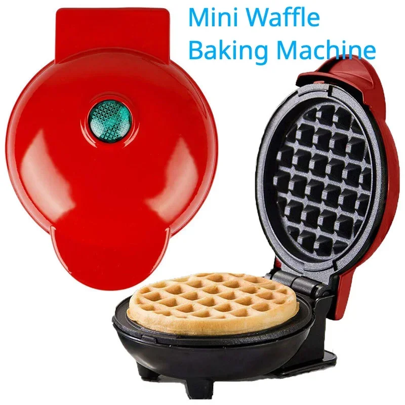 Home MINI MAKE WAFFLE Baking Machine Mini Waffle Cake Machine,baby breakfast cookie stove