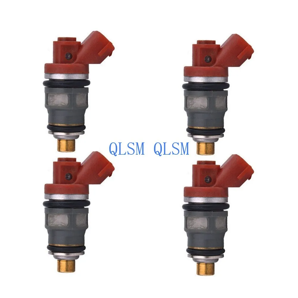 حاقن الوقود 4 قطع 23250-76020 FJ378 لتويوتا بريفيا تدفق المتطابقة 2.4L- اكسسوارات السيارات