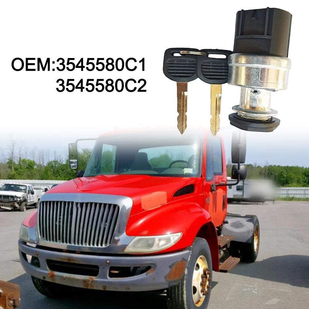 

Ключ дверного замка для International 4400 с OEM 3545580C1 3545580C2 Набор для замены замка из АБС-пластика и металла для автомобильных дверей