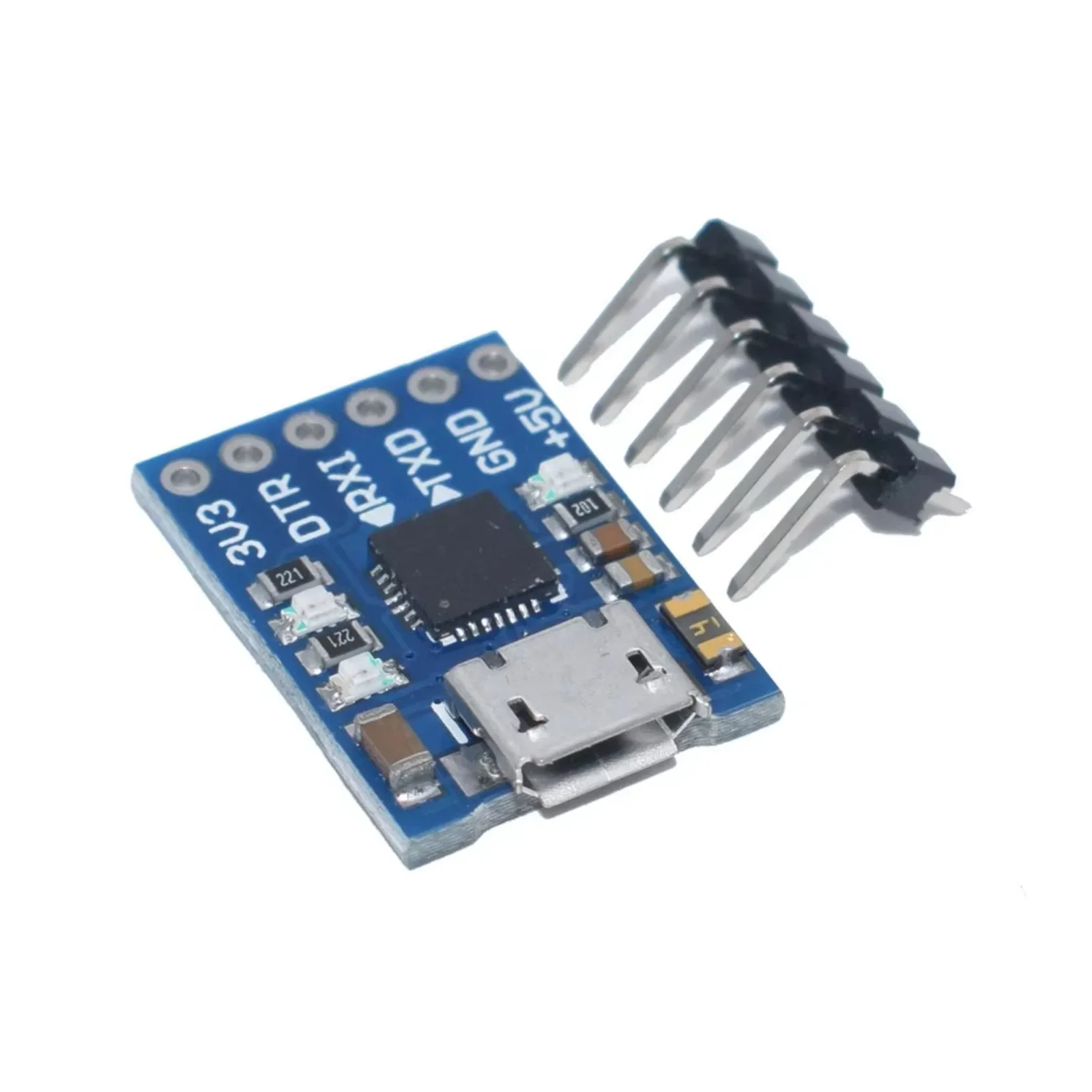 10pcs MCU-1 Module USB to TTL UART Serial Port Converter 6Pin STC Downloader for Arduino Support WIN7/8.1 Linux