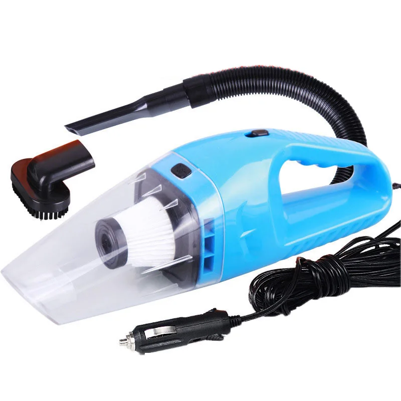 

Portable Mini 12V 120W Power Wet and Dry Dual-use Super Suction Handheld Car Vacuum Cleaner Detachable HEPA Filter