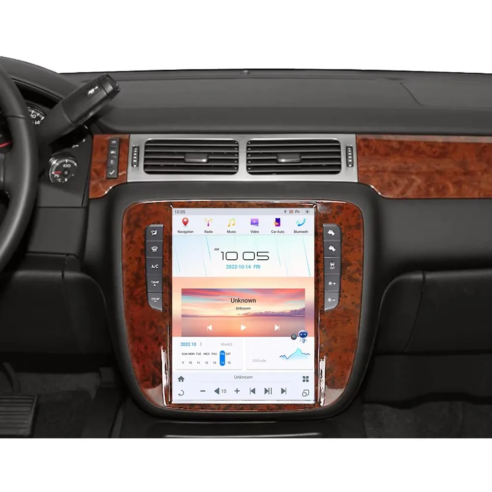 Radio samochodowe Android13 Carplay dla GMC Yukon Chevy Suburban Tahoe 2007-2013 Odtwarzacz multimedialny Nawigacja Stereo 4G