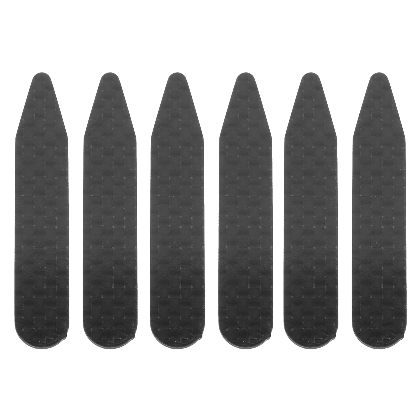 

Shirt Collar Stays For Men Black Carbon Fibre Unbreakable Dress Shirt Stiffener Formal Business Wear Replacement Collar