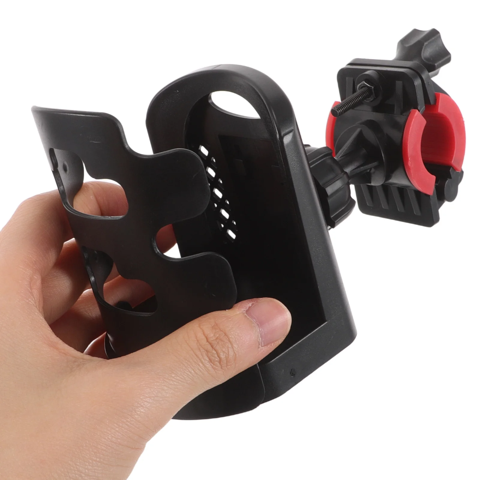 

Microphone Stand Drink Holder Adjustable 360° Rotation Bottle Clamp For Live Streaming Music Practice Cycling