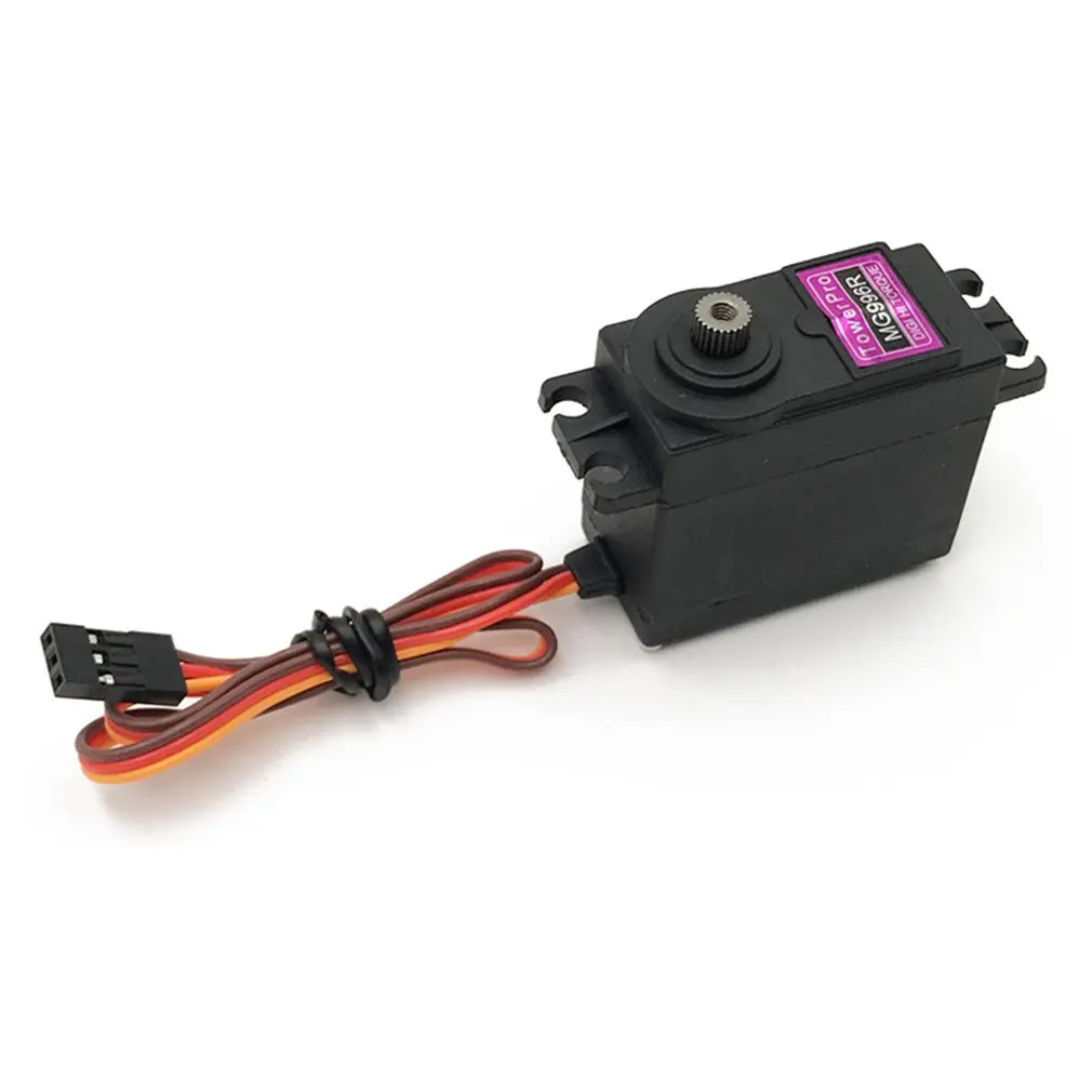 Hot MG996R 180 Degrees Metal Standard Servo Digital Servo High Torque Metal Gear RC Motor Servo For Car RC Helicopter Boat Kit