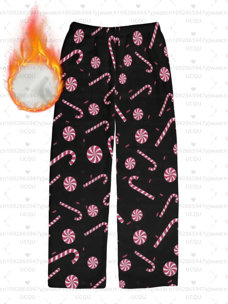 

Мужские рождественские фланелевые пижамные штаны, рождественские пижамные штаны, зимние пижамы, флисовые пижамы, женские брюки для сна