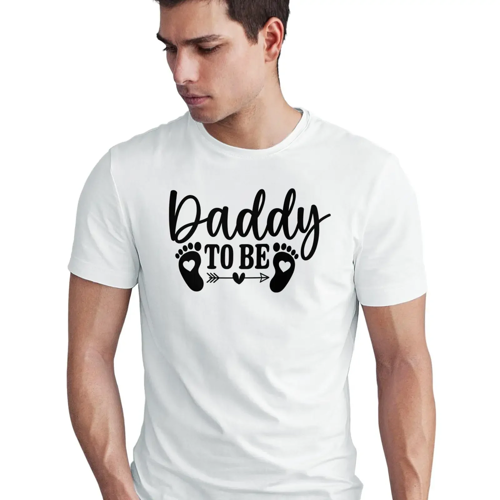 Seek Buy Love Daddy to Be T Shirt New Dad Expecting Father's Day Present Baby AnnouncemenT Future vintage Washed Slightly