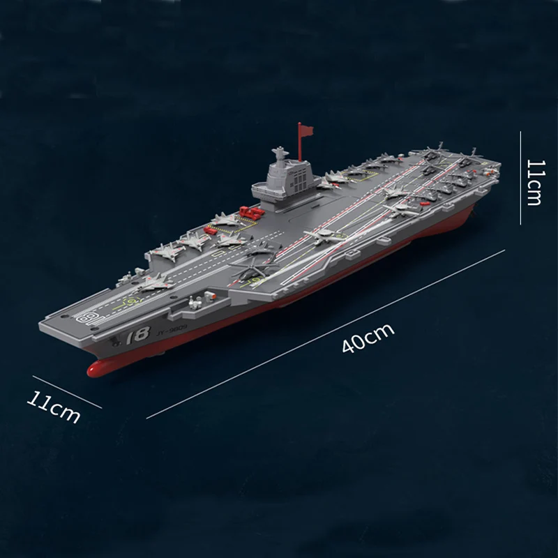 Porte-avions-Mini Bateau Télécommandé Avec Radio Sous-marine, Bateau À