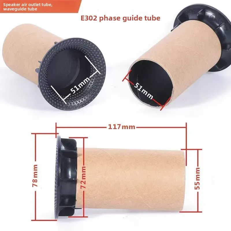 Vented Air Sound Tube for Professional Stage Subwoofer with 12 15  and 18 Inch Speaker Ports