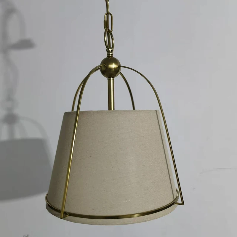 

Американские Ретро Металлические Подвесные Светильники Винтаж Ресторан Журнальный Столик Подвесной Светильник Гостиная Столовая Тканевая Люстра Блеск