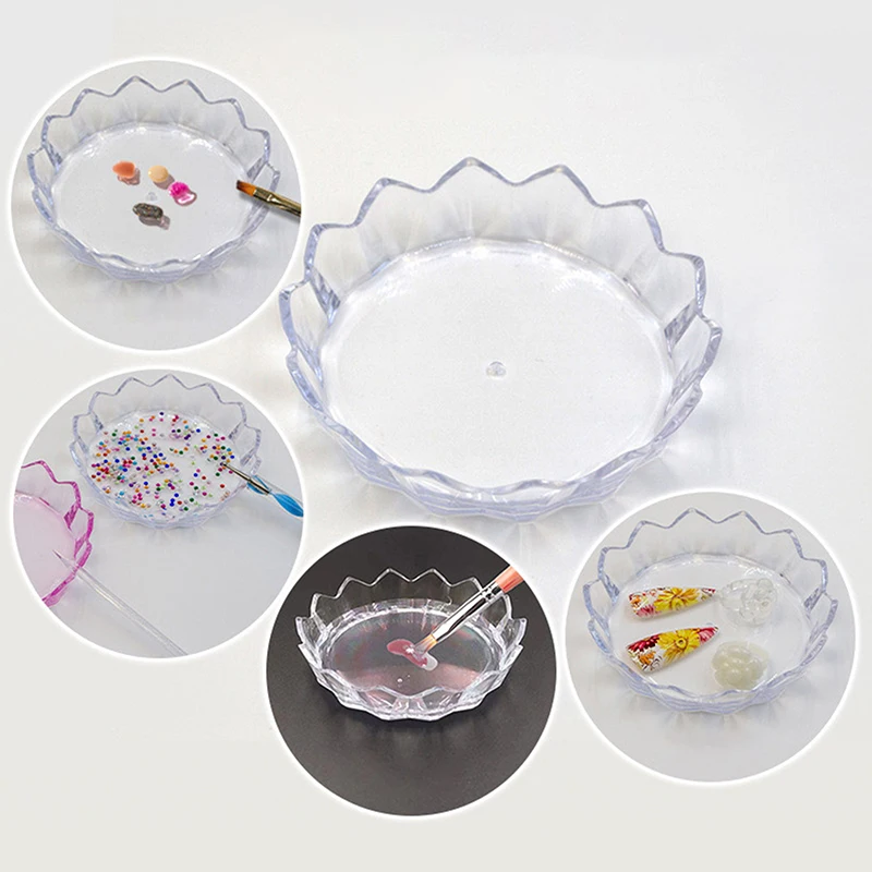 Porte-brosse à ongles, support organisateur, conteneur de nettoyage, boîte de rangement, plateau, plaque, strass, affichage de paillettes, outils d'art des ongles