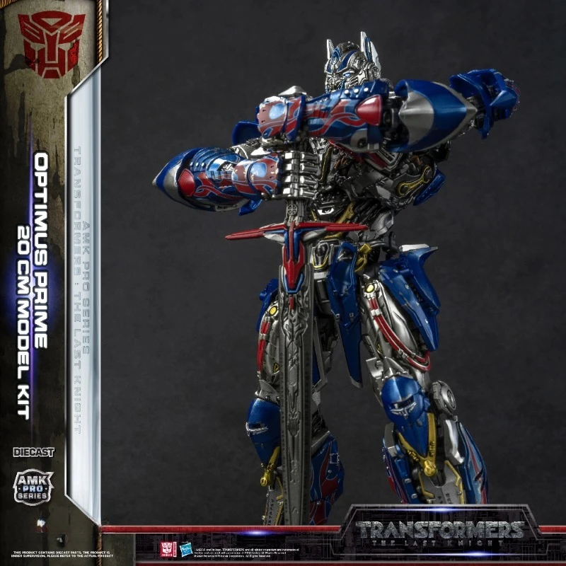 YOLOPARK Transformers: The Last Knight AMK PRO Series 20 سم أوبتيموس برايم أطقم منمذجة شخصيات الحركة لعبة روبوت هدية