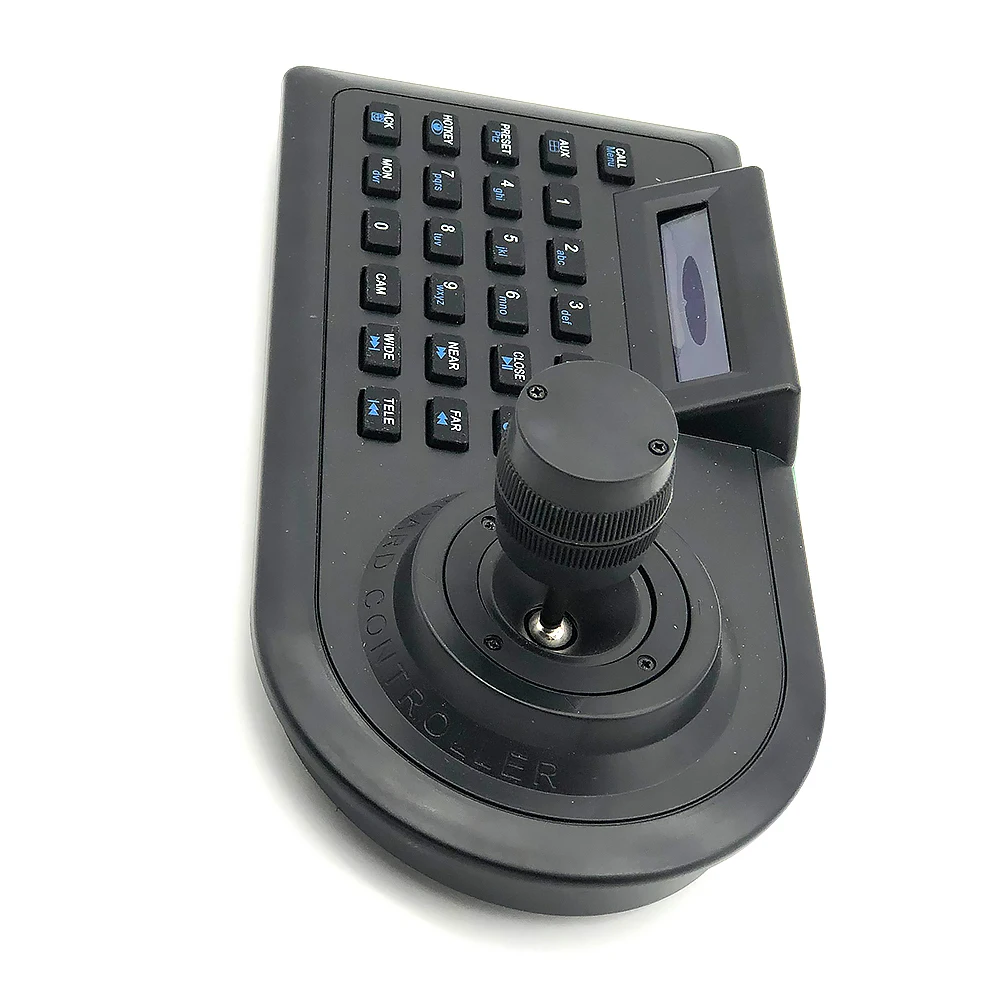 

3-Axis Joystick CCTV Keyboard Controller Keypad for Security Analog AHD PTZ Speed Dome Camera Decoder Pelco RS485 Pan Tilt Zoom