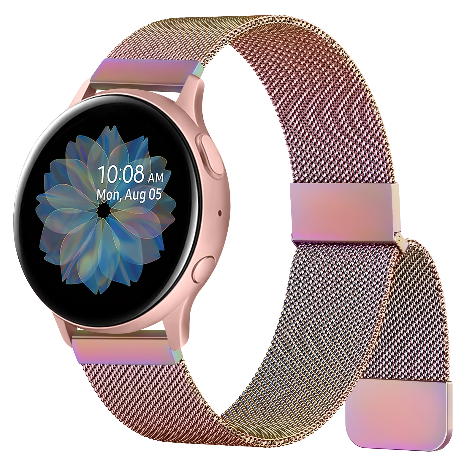 20 mm Milanese-Armband für Samsung Galaxy Watch 6/5/4 44 mm 40 mm Pro-Band für Galaxy Watch6 4 Classic 43 mm/47 mm 42 mm/46 mm