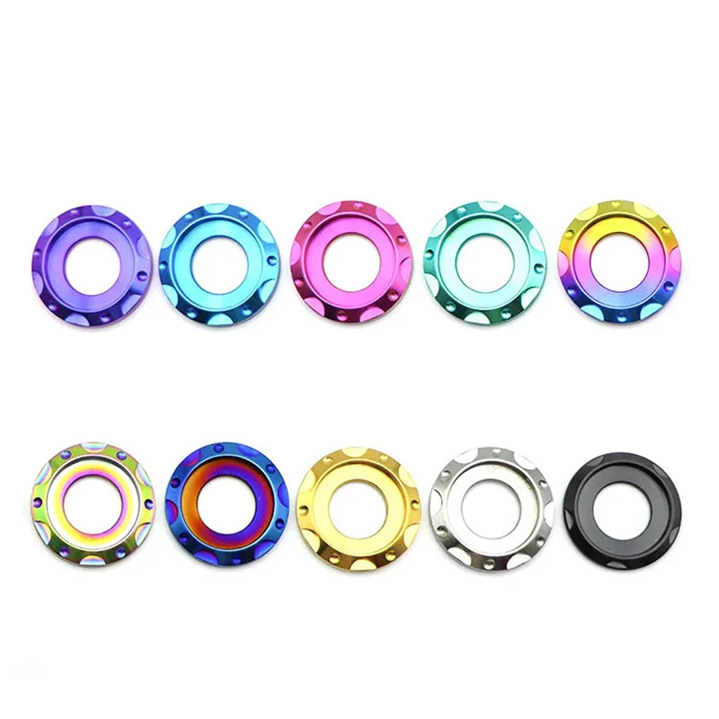 1pcs Titanium Washer M5 M6 M8 M10 Fancy Step Gasket for Bicycle Motorcycle Car