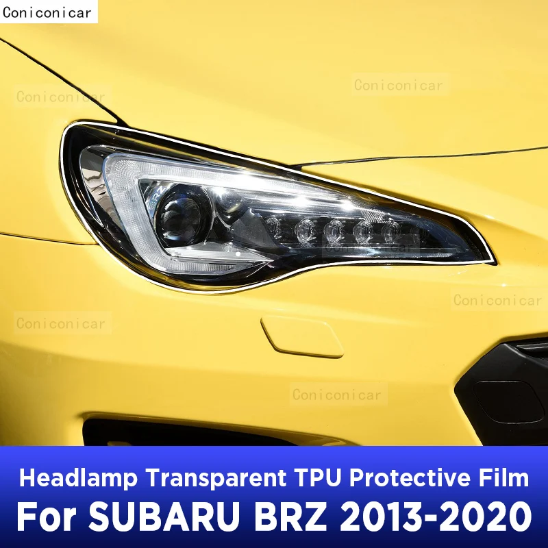 

Защита фар автомобиля, прозрачная защитная пленка от царапин, наклейки из ТПУ для SUBARU BRZ 2013-2020, аксессуары